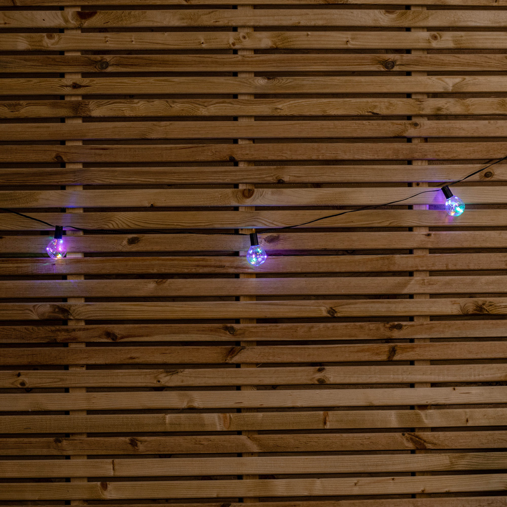 Samuel Alexander Multi Coloured LED Connectable Firefly Festoon Lights 20 Pack Image 5