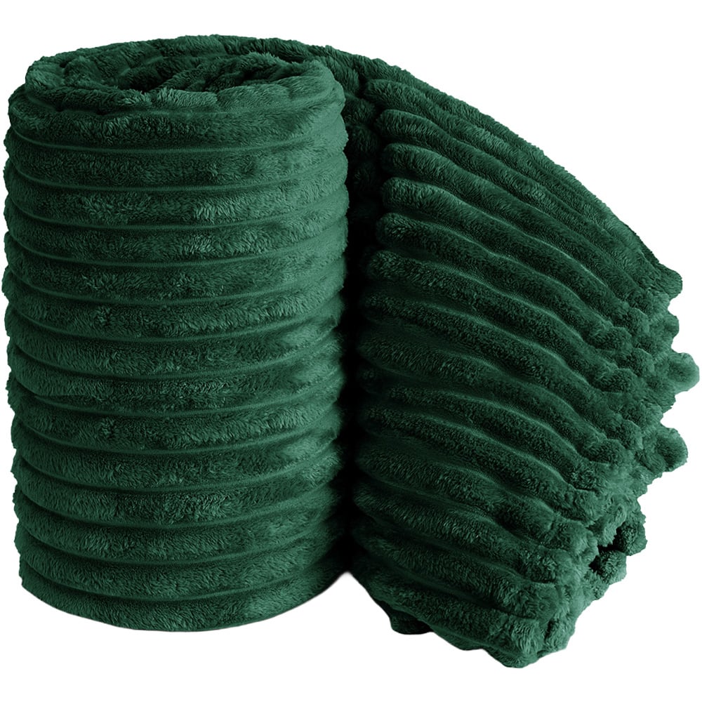 Velosso Bellissima Emerald Plush Throw 150 x 200cm Image 1