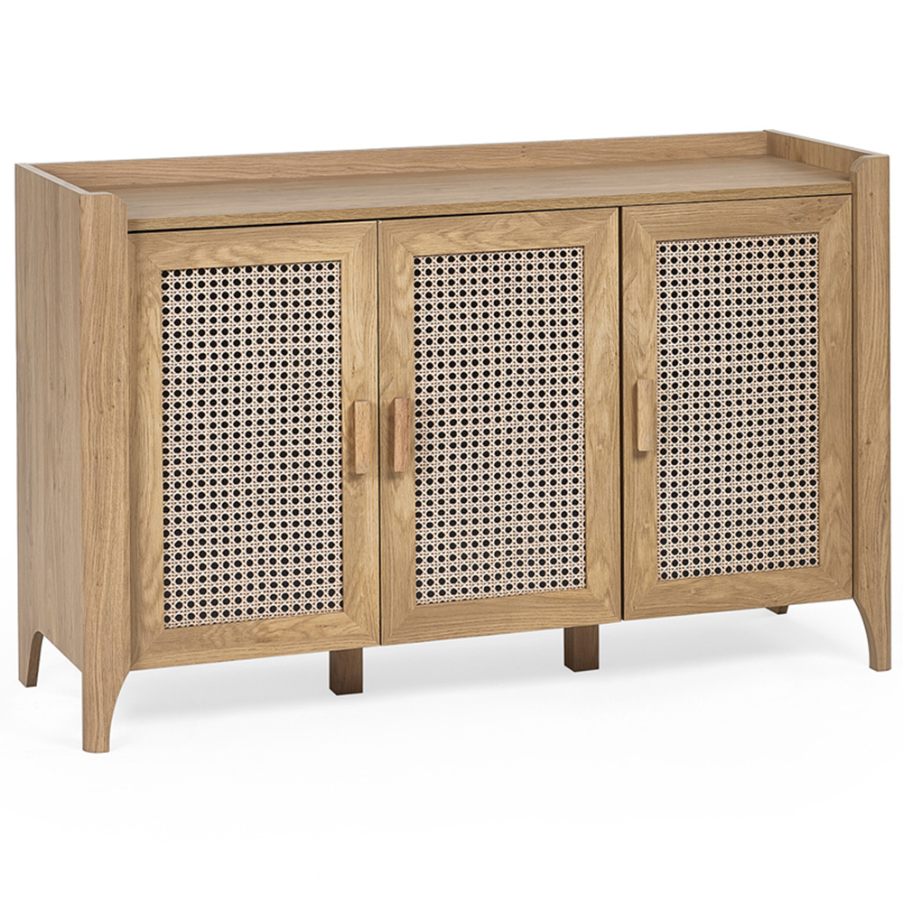 Julian Bowen Sydney 3 Door Rattan Effect Sideboard Image 2