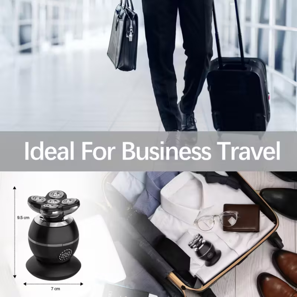 Alivio 5-in-1 Cordless Rechargeable Electric Shaver Image 9