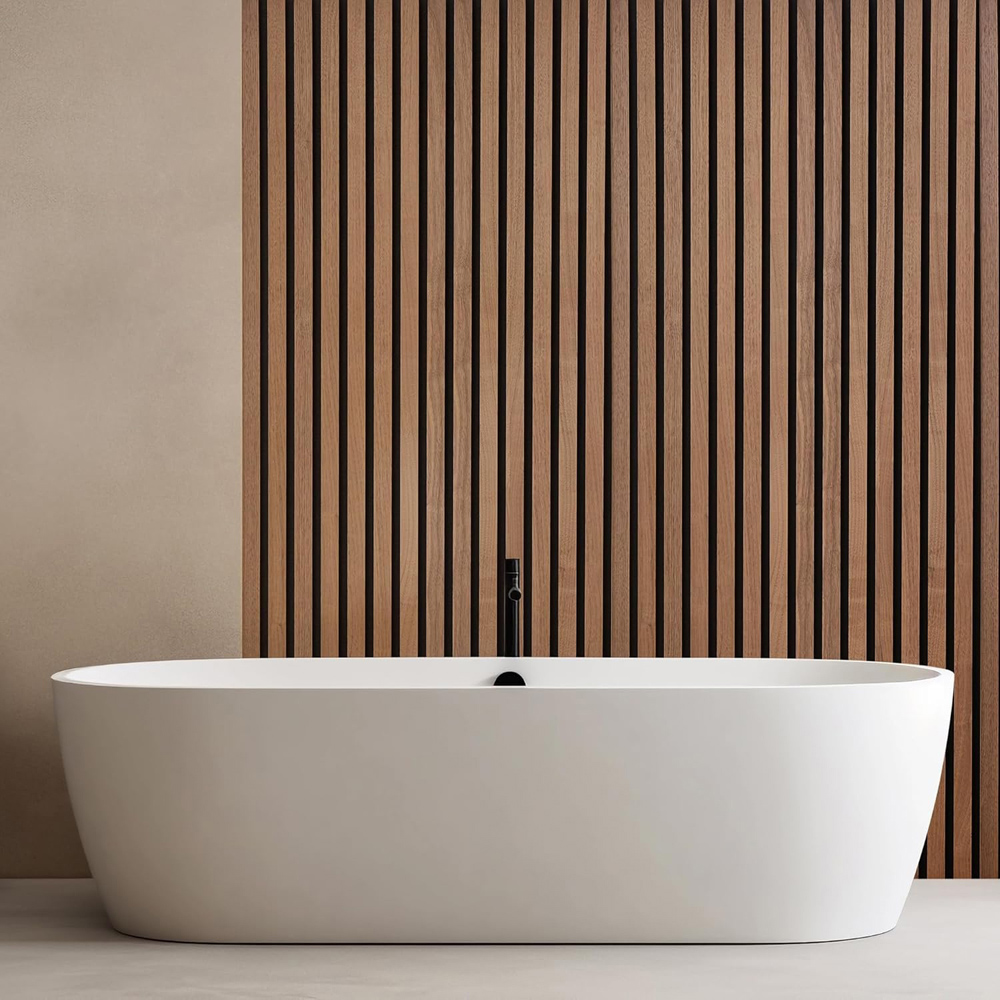 Home Treats Walnut Wooden 3D Acoustic Wall Panel 60 x 240cm Image 5