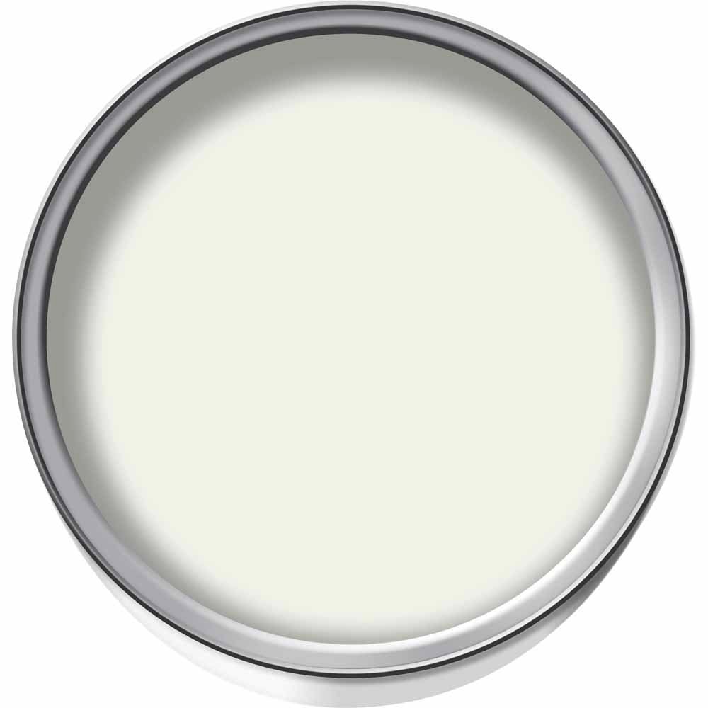 Wilko One Coat Interior Wood Moonlight White Gloss Paint 750ml Image 3