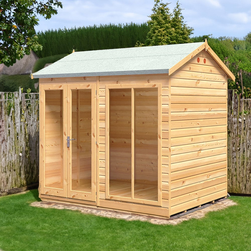 Shire Mayfield 8 x 6ft Double Door Traditional Summerhouse Image 2