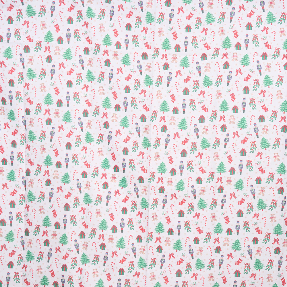 Cream Christmas Waterproof Tablecloth Image 3