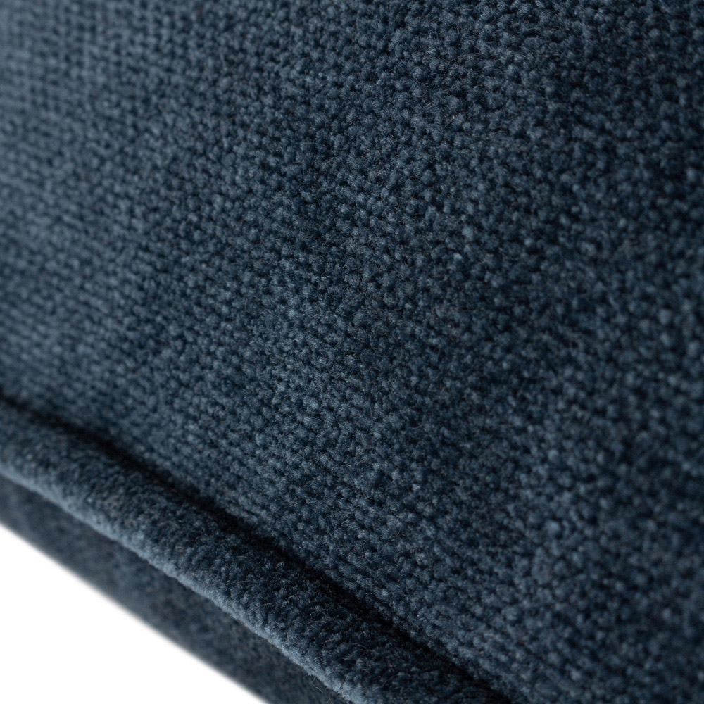 Yard Navy Heavy Chenille Reversible Cushion Image 3