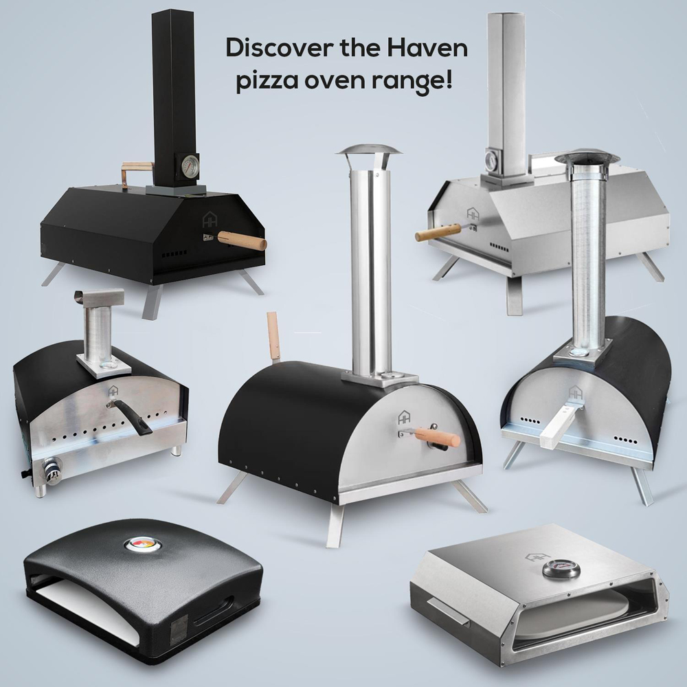 Haven Black and Silver Gas Powered 13 inch Pizza Oven Image 9