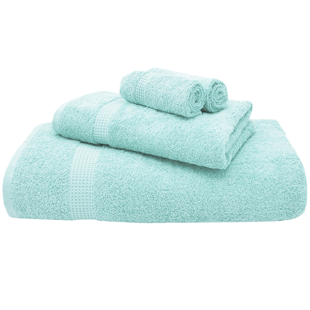 Mayfair Egyptian Cotton Seafoam Bath Sheet Set of 2 Image 1