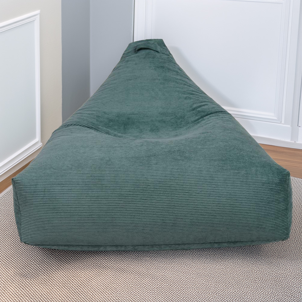 Kaikoo Green Cord Sumo Tripod Bean Bag Image 1