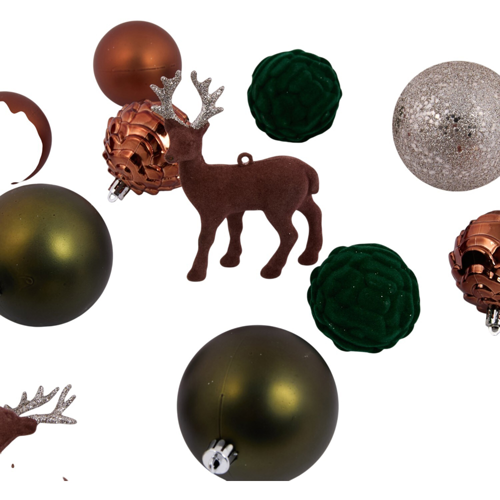 Pack of 50 Amber Charm Baubles Image 3