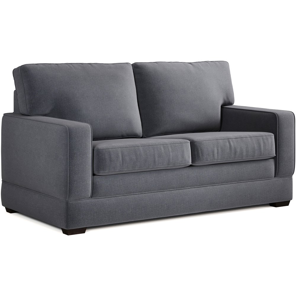 Jay-Be Urban 2 Seater Brushed Twill Admiral Sofa Bed with e-Pocket Mattress Image 2
