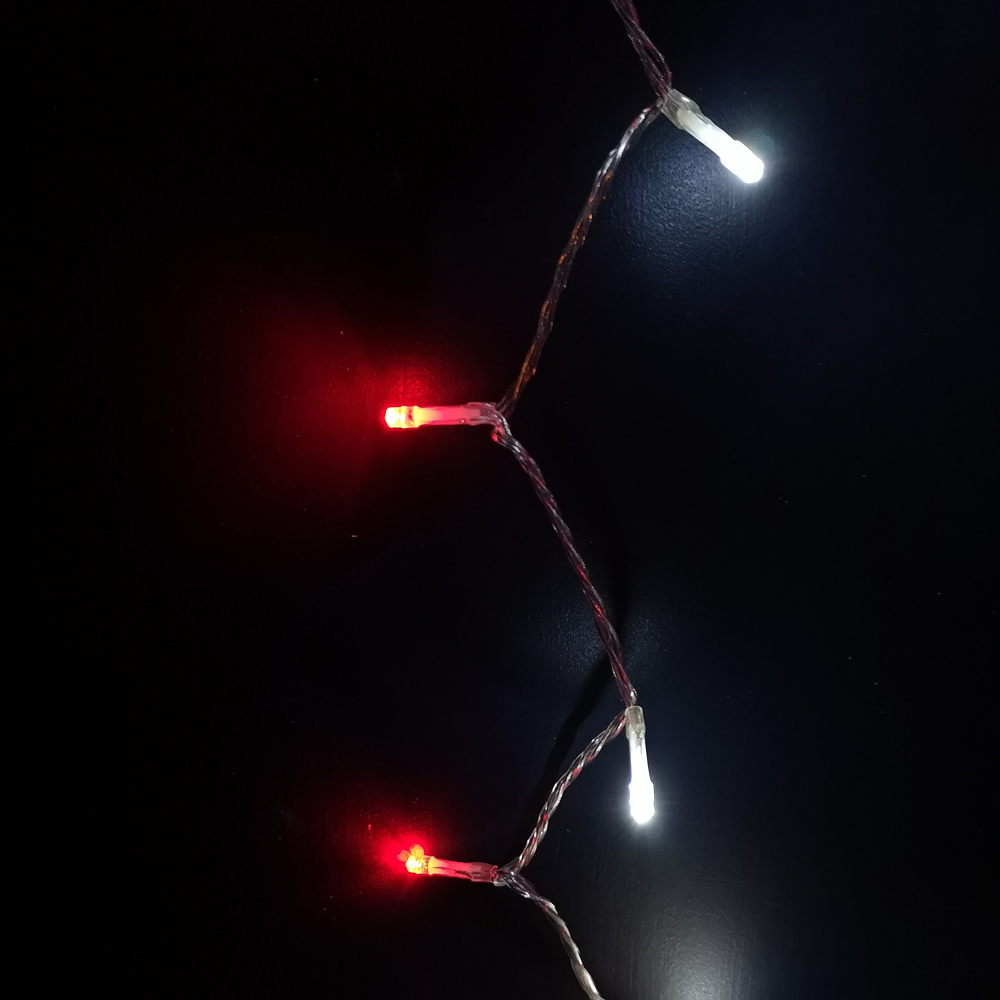 Samuel Alexander 200 Red and White LED Christmas String Light Image 3