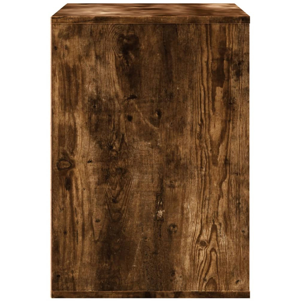 vidaXL 3 Drawer Smoked Oak Wooden Chest of Drawers Image 5