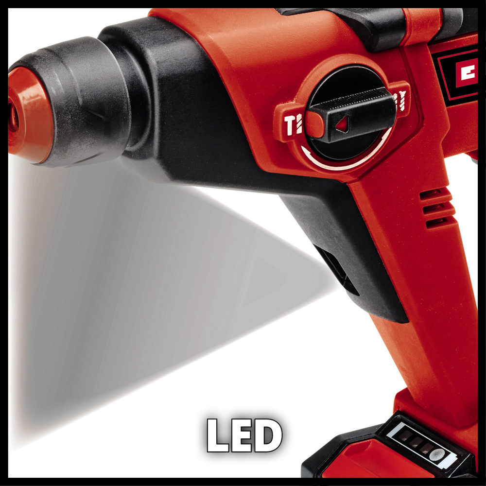 Einhell Power X-Change TE-HD 18/12 Li-Solo Cordless Rotary Hammer Image 5