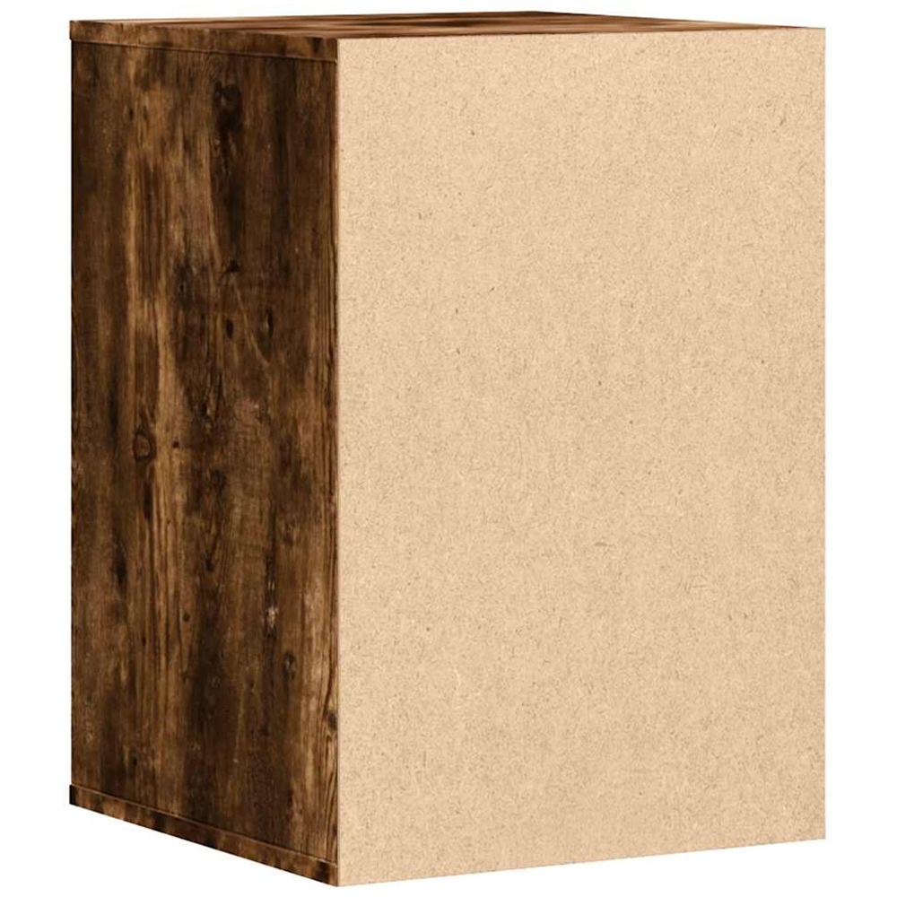 vidaXL 3 Drawer Smoked Oak Wooden Chest of Drawers Image 6