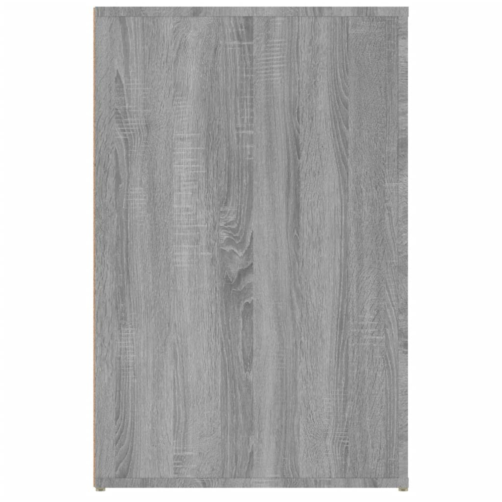 vidaXL Single Door Single Drawer Computer Desk Grey Sonoma Image 6