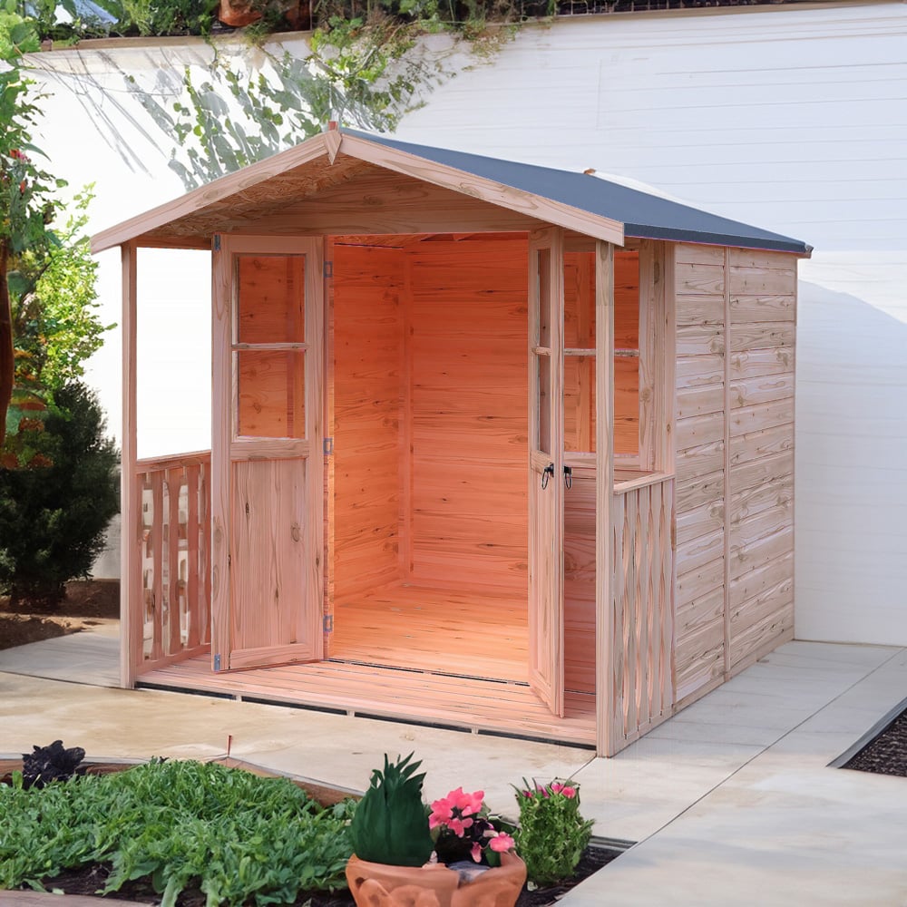 Shire Houghton 7 x 7ft Double Door Traditional Summerhouse Image 2
