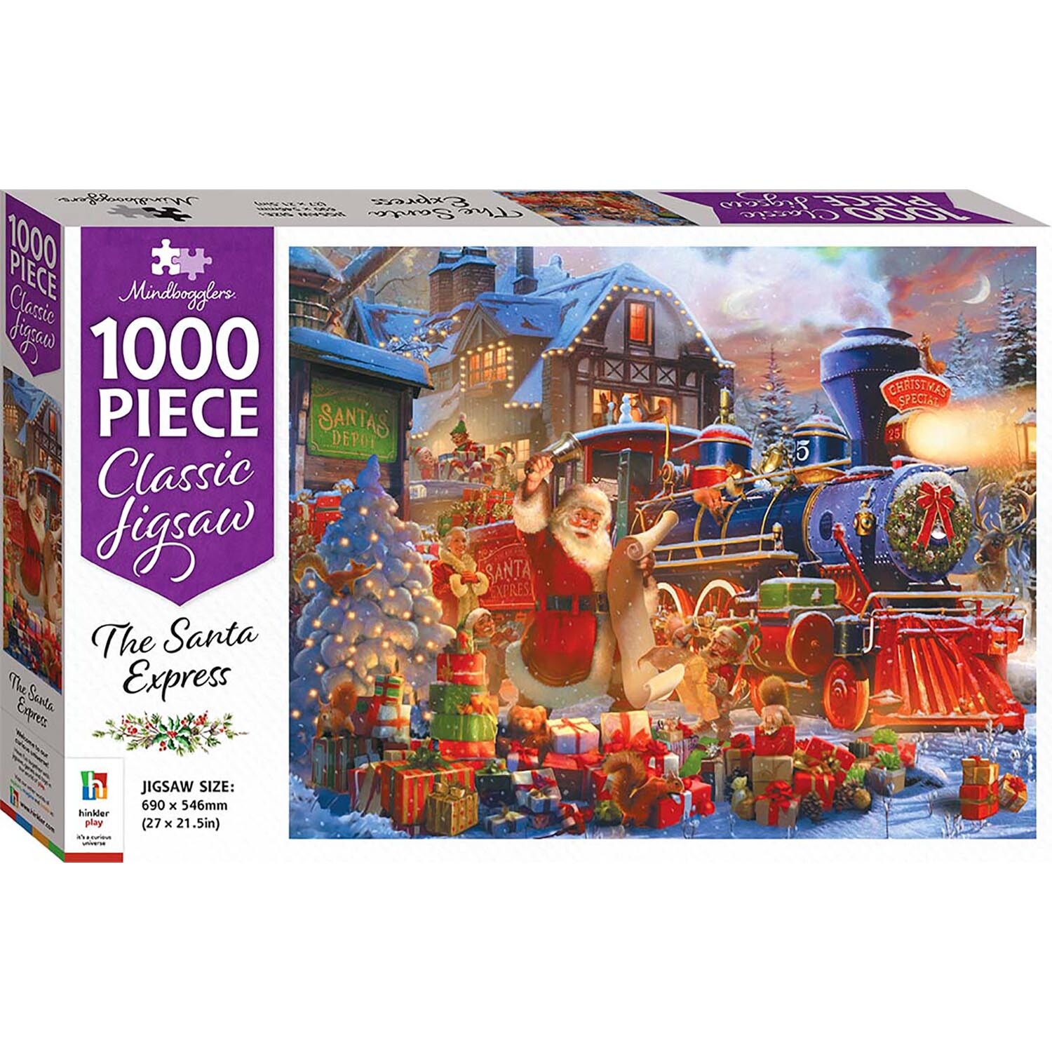 1000-Piece Santa Express Classic Jigsaw Puzzle Image
