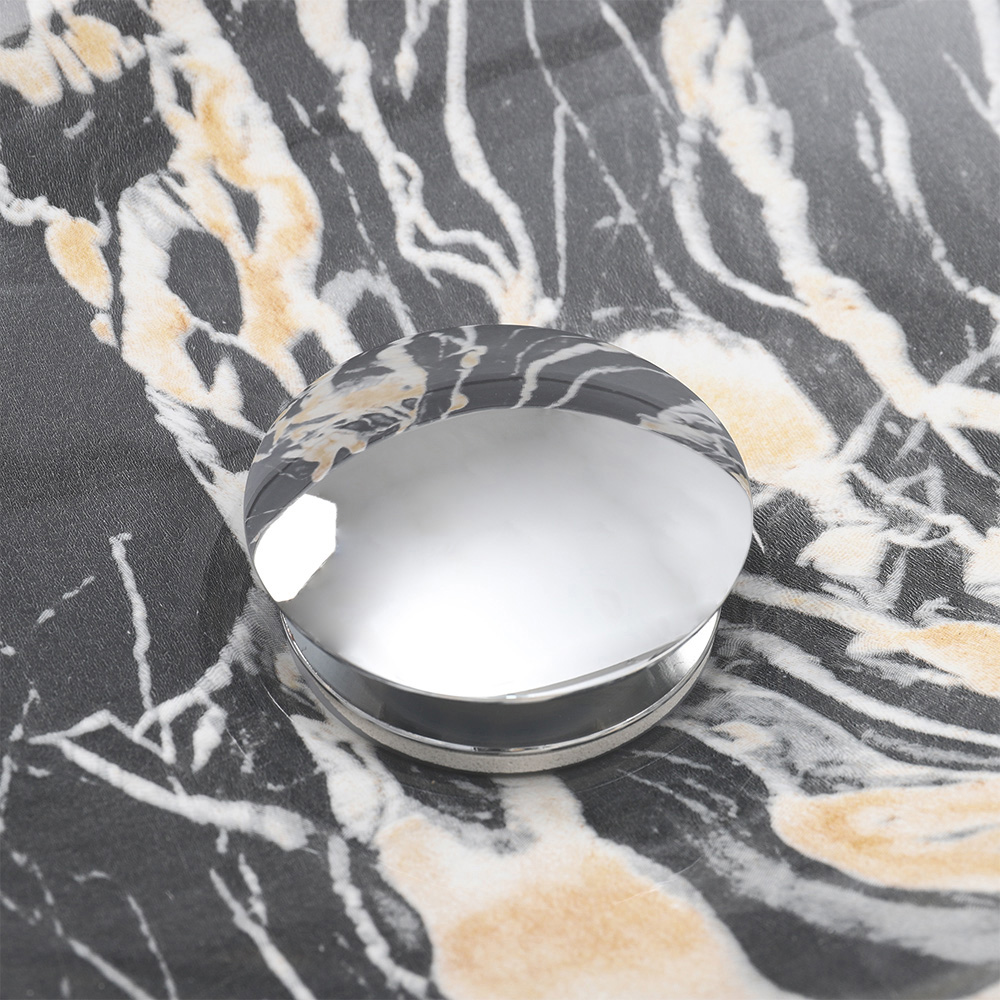 Living and Home Oval Marble Countertop Basin 480mm Image 7