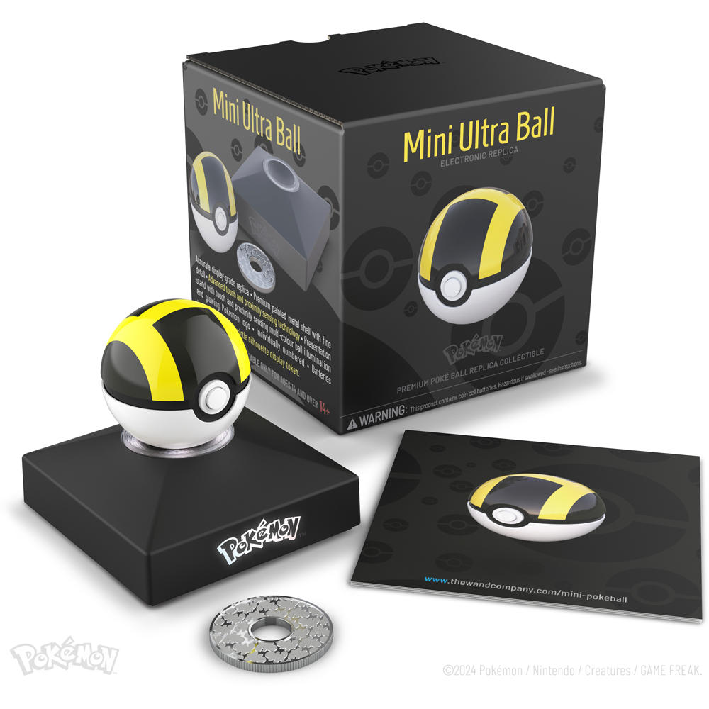 The Wand Company Pokemon Die-Cast Mini Ultra Ball Replica Image 3
