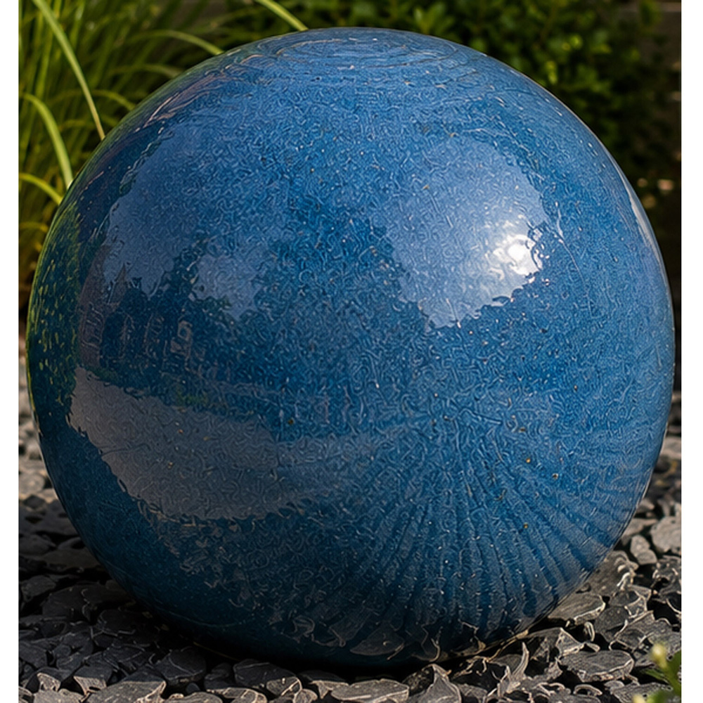Sphere Garden Decoration Blue Image 3