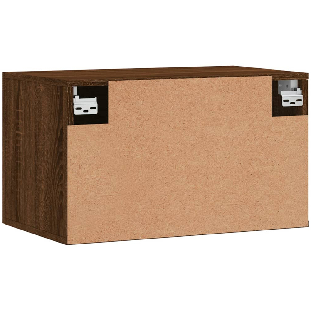 vidaXL Single Door Brown Oak Wall Mounted Cabinet Image 7