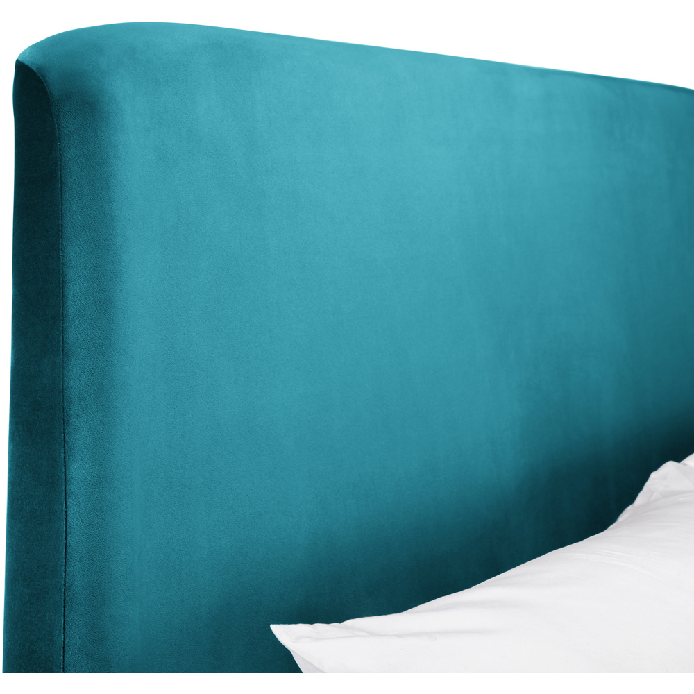 Julian Bowen Frida King Size Teal Storage Ottoman Bed Image 9