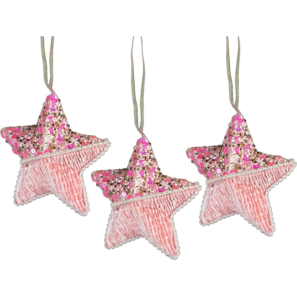 Shatchi Baby Pink Star Ornament Image 2