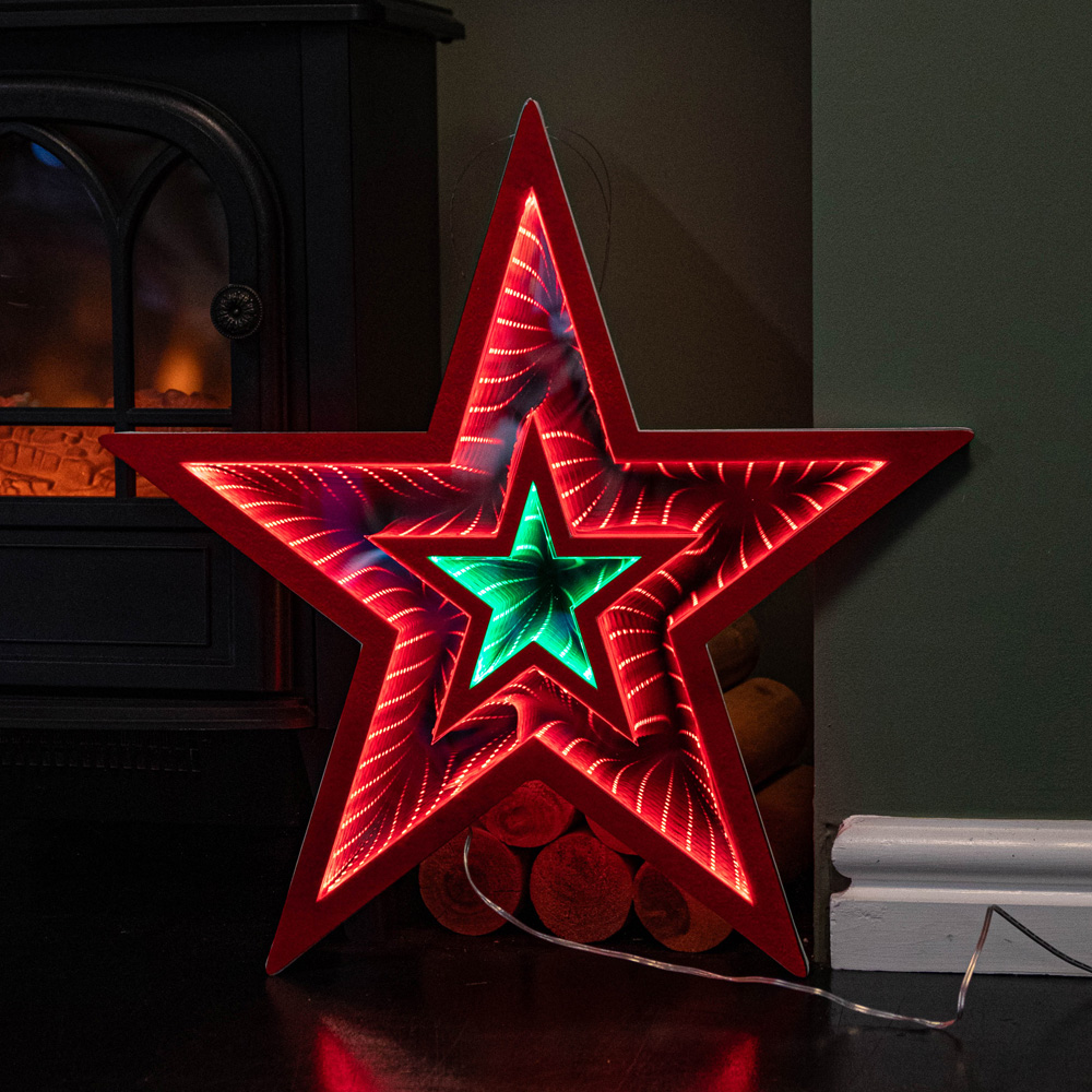 Samuel Alexander Light Up Star Infinity Christmas Decoration 47cm Image 1