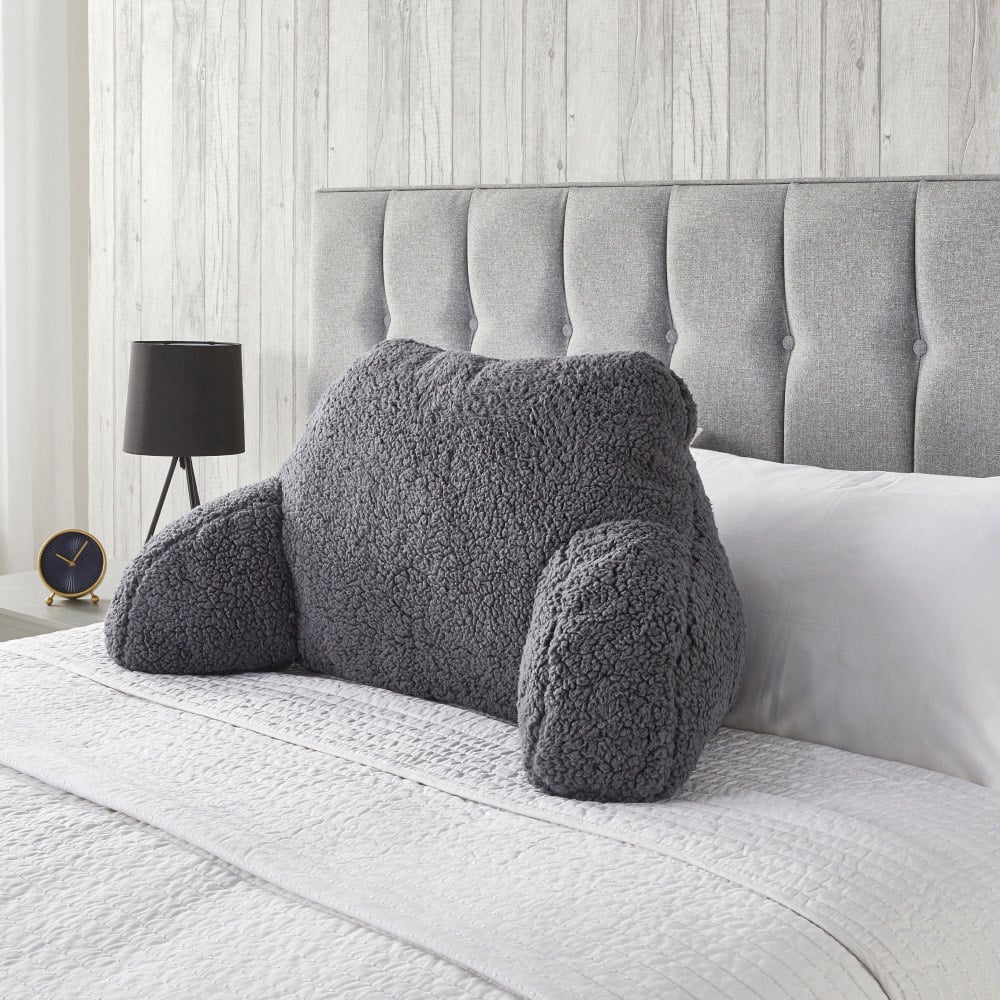 Downland Huggleland Charcoal Fleece Cuddle Cushion Image 2