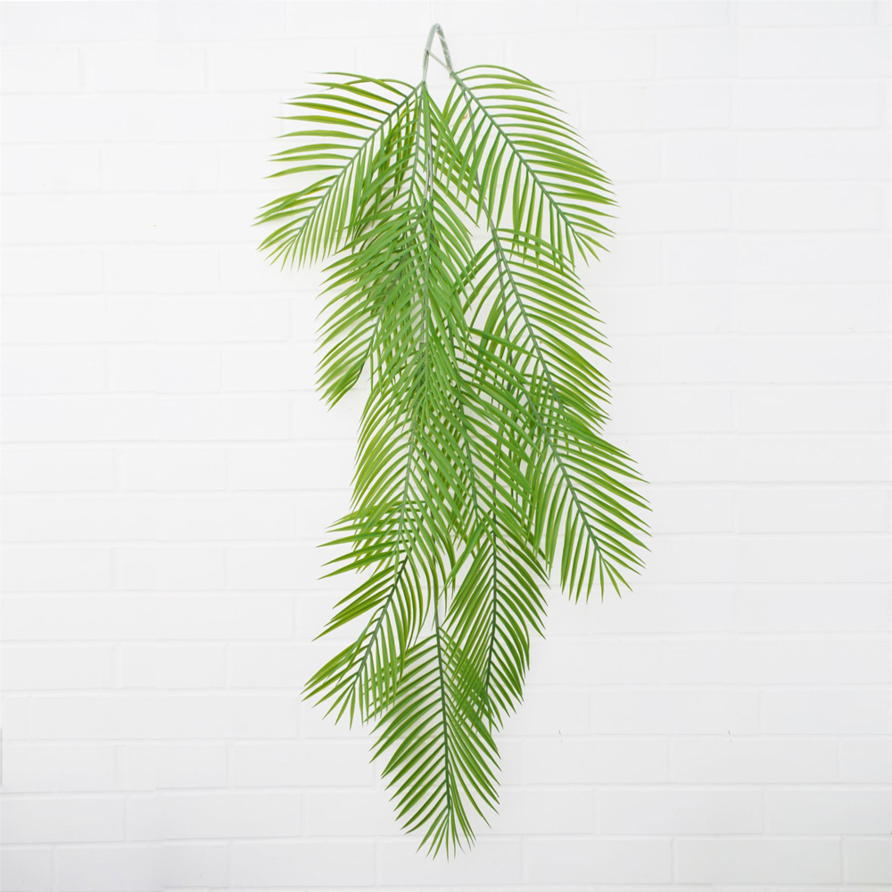 Leaf Fern Palm Hanging Artificial Plant 4ft Image 5