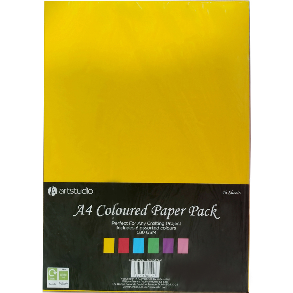 A4 Size Coloured Paper Pack Image 2