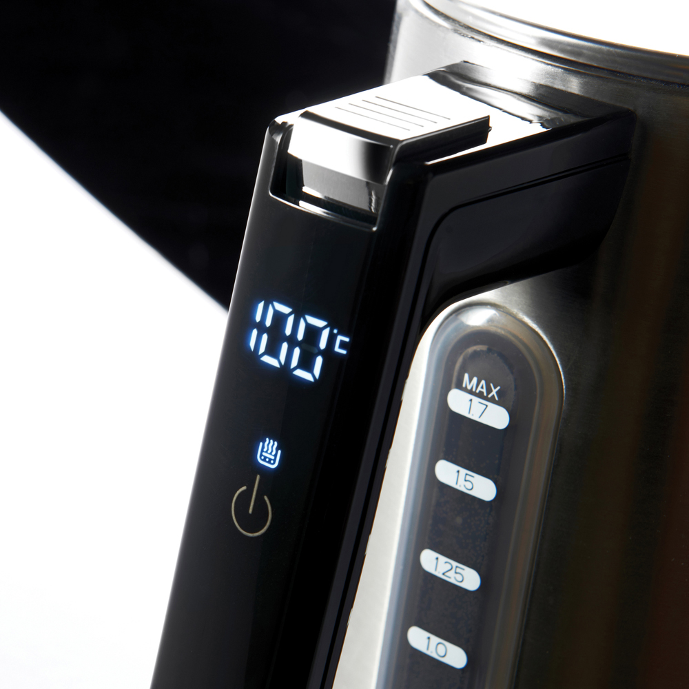 Quest 68339 Silver 1.7L Digital Kettle 3000W Image 5