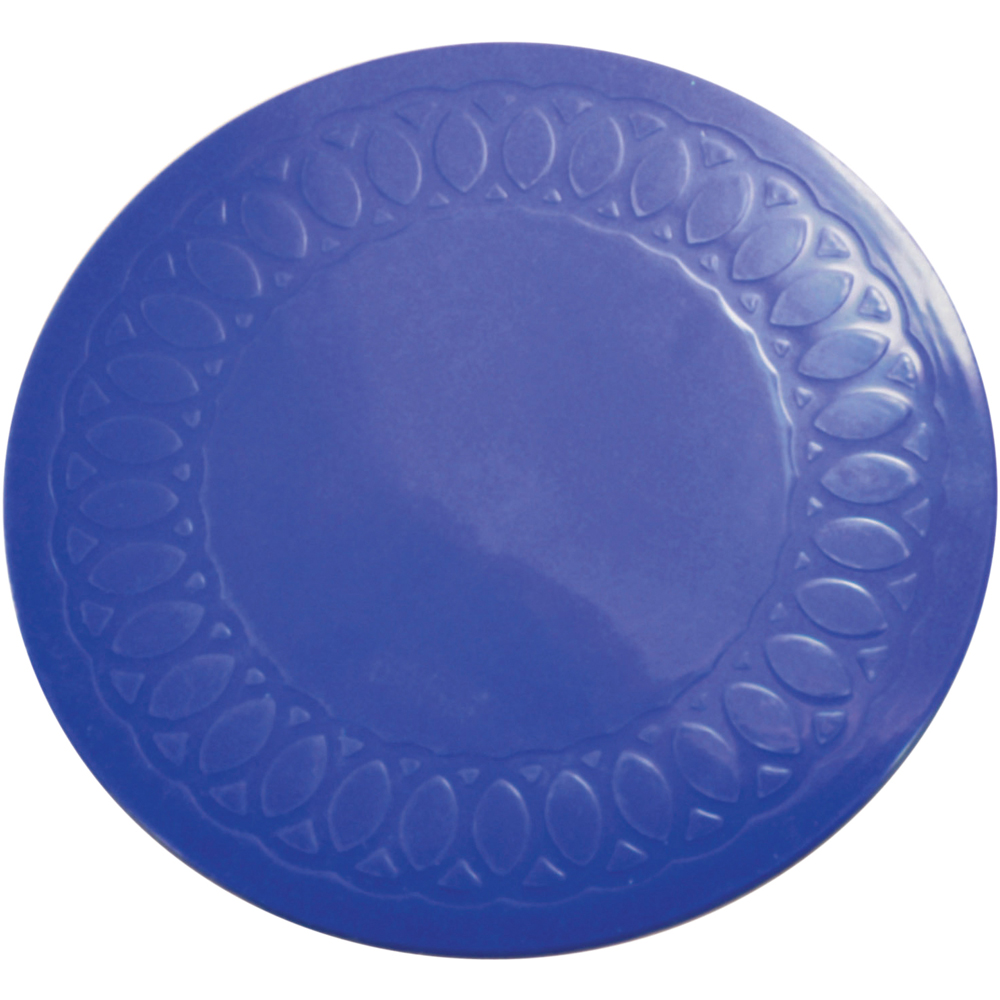 Aidapt Tenura 19cm Blue Non Slip Round Coaster Image