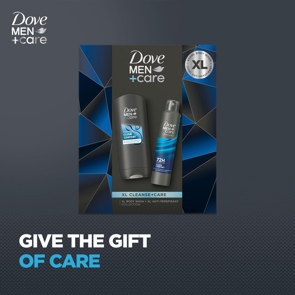 Dove Men+Care Cleanse+Care XL Duo Gift Set 3 Pack Image 5