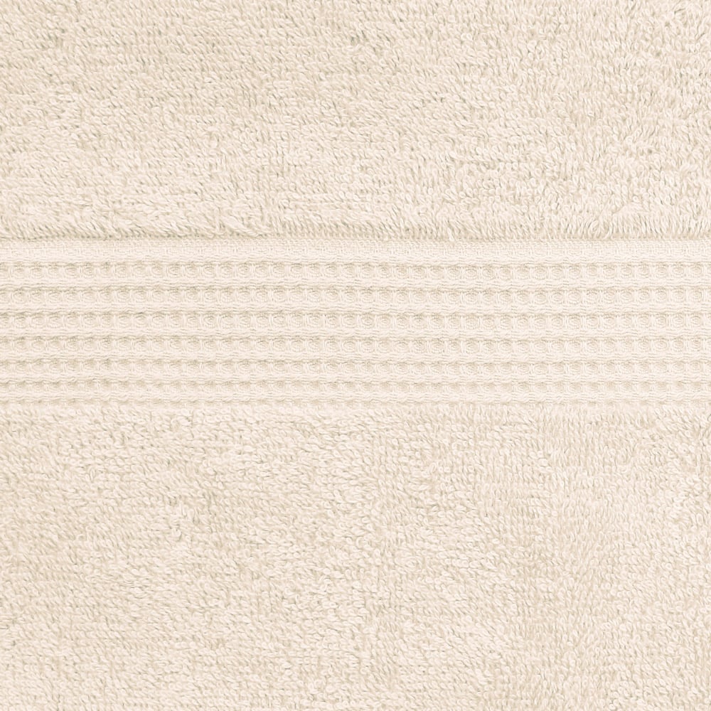 Mayfair Egyptian Cotton Cream Bath Sheet Set of 2 Image 4