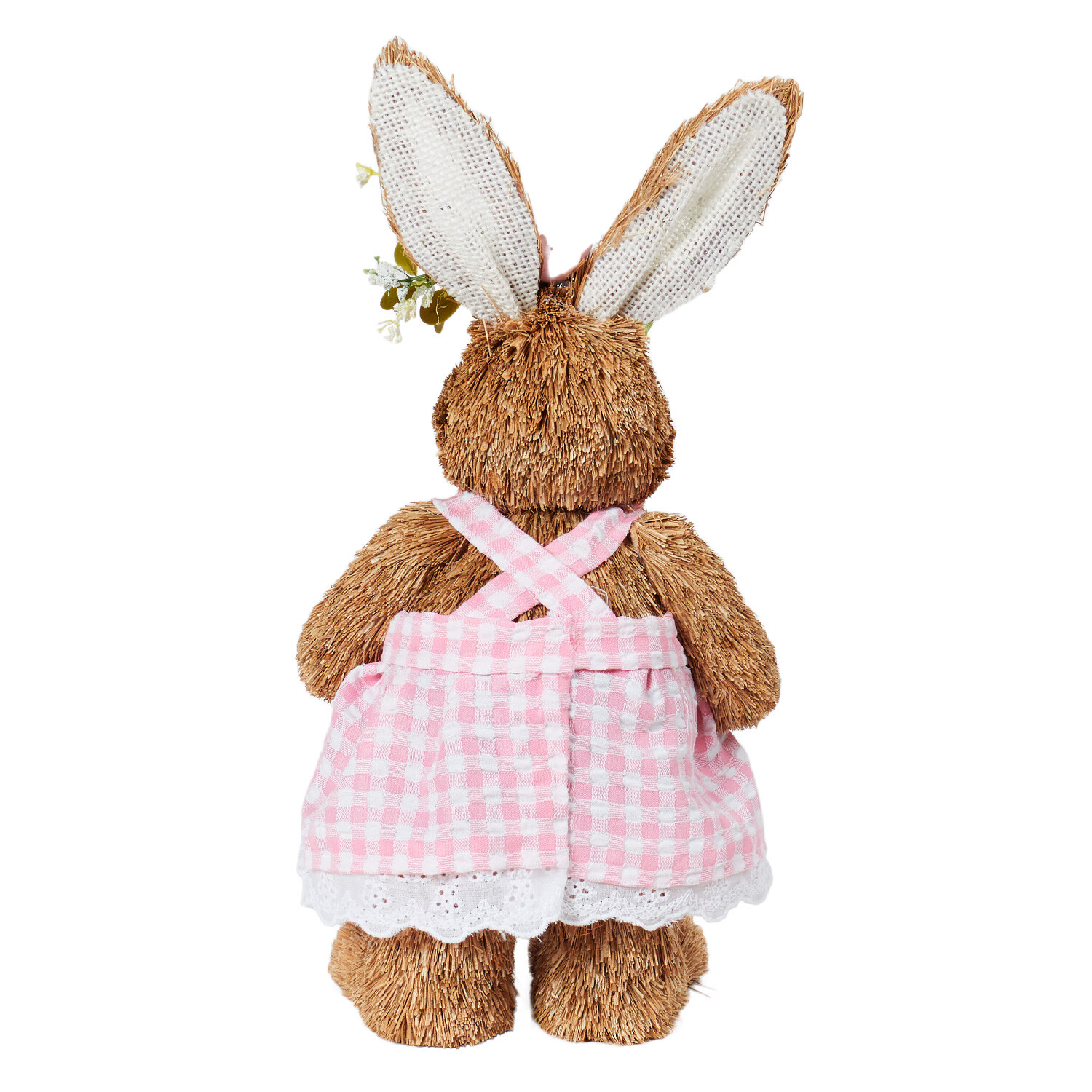 Single Brown Wicker Easter Bunny Decoration in Assorted styles Image 7