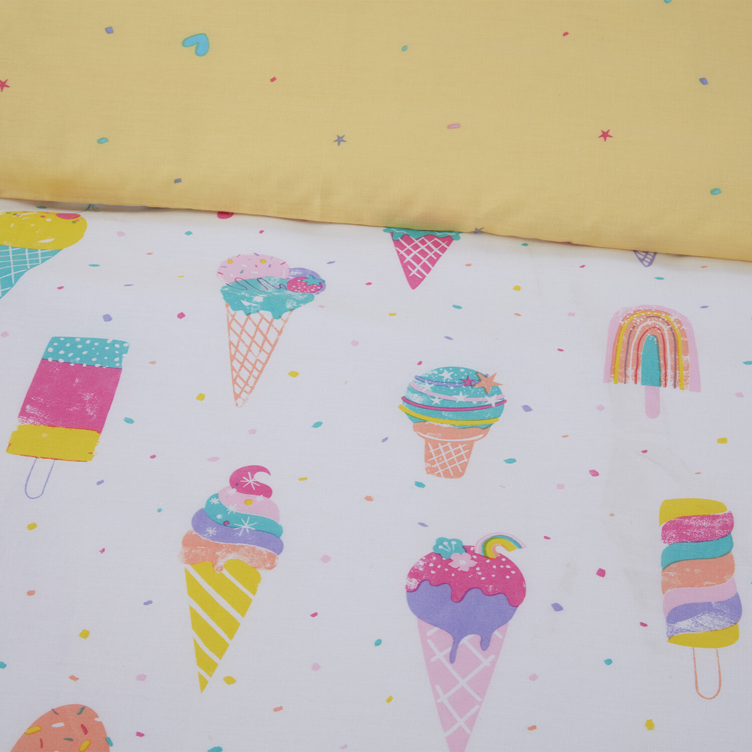 Ice Cream Duvet Cover and Pillowcase Set Image 5