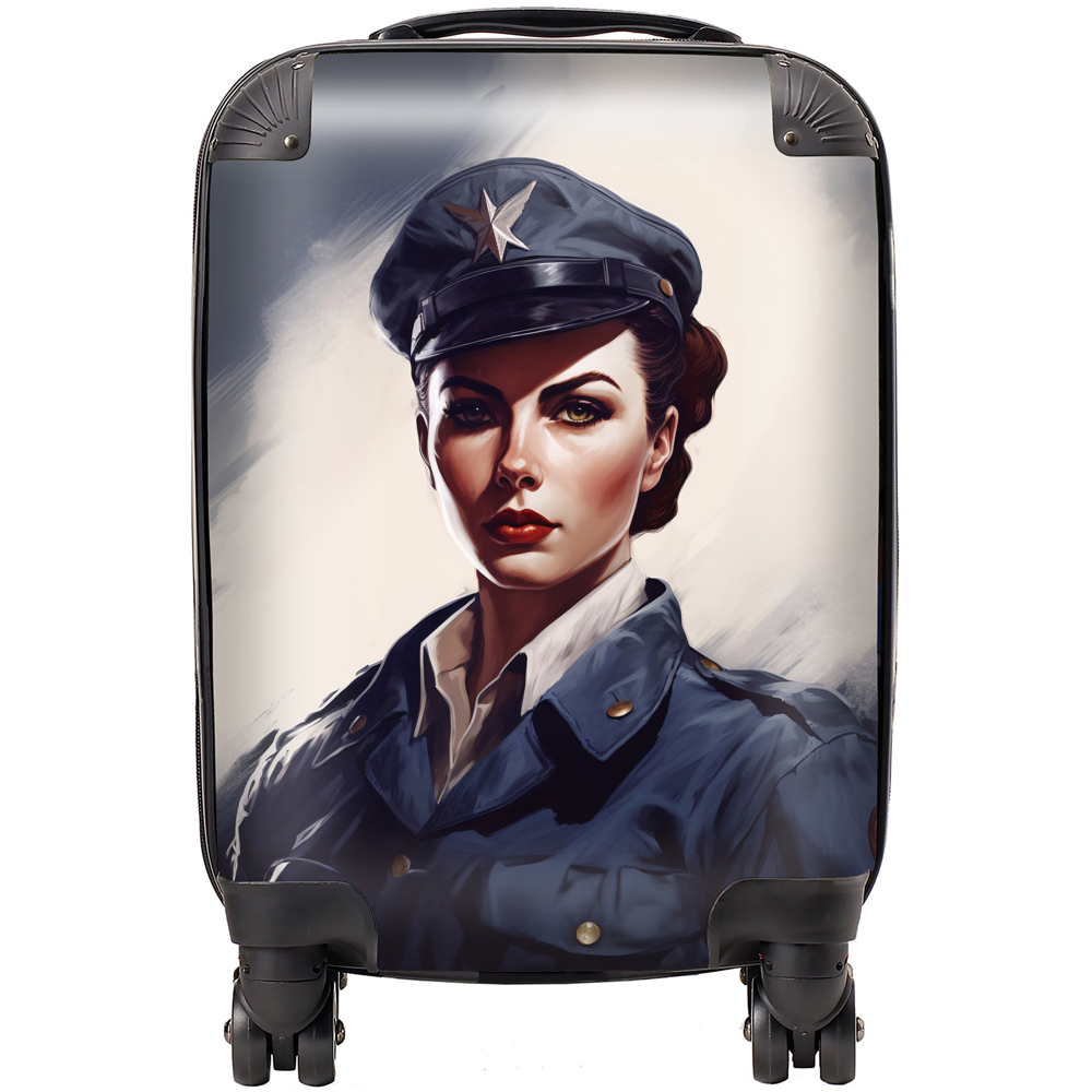 Warren Reed Designer Small Defiant Strength Suitcase Image 1