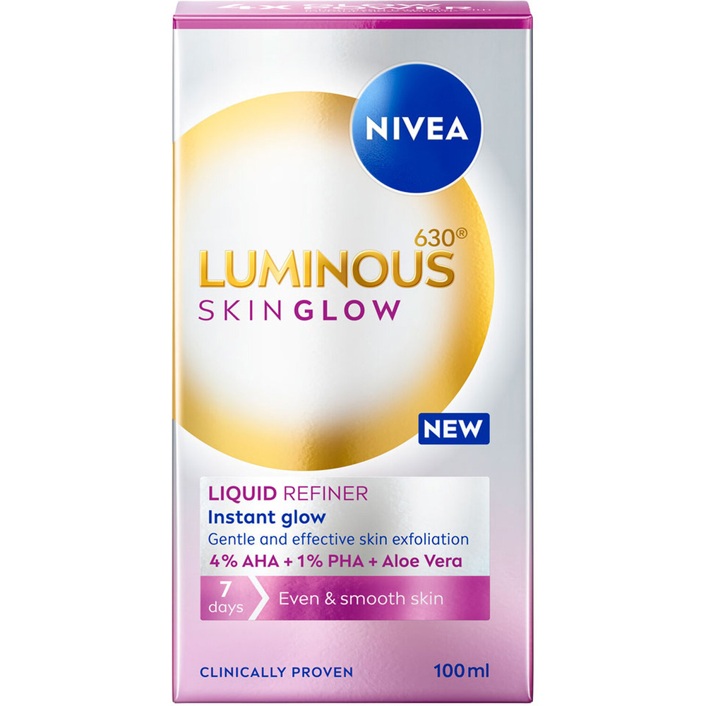 Nivea Luminous 630 Skin Glow Liquid Refiner 100ml Image 2
