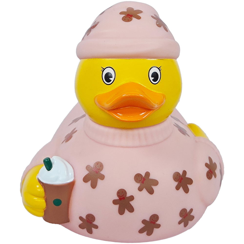 Pink Gingerbread Duck Image 1