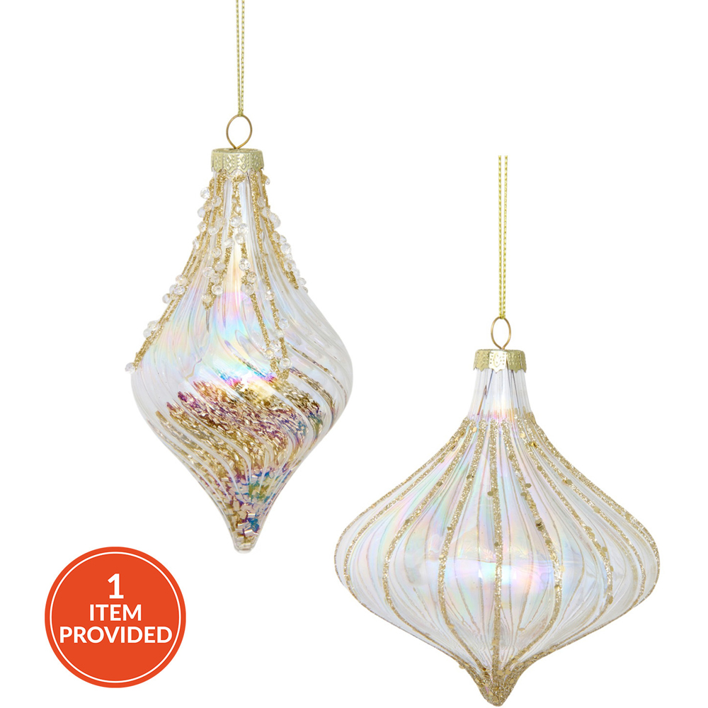 Iridescent Gold Filled Droplet Image 1