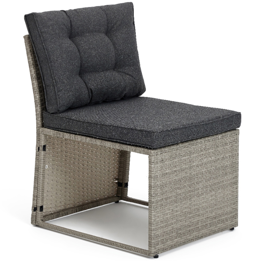 Home Detail Madeira 6 Seater Grey Rattan Sofa Dining Set with Cover Image 6