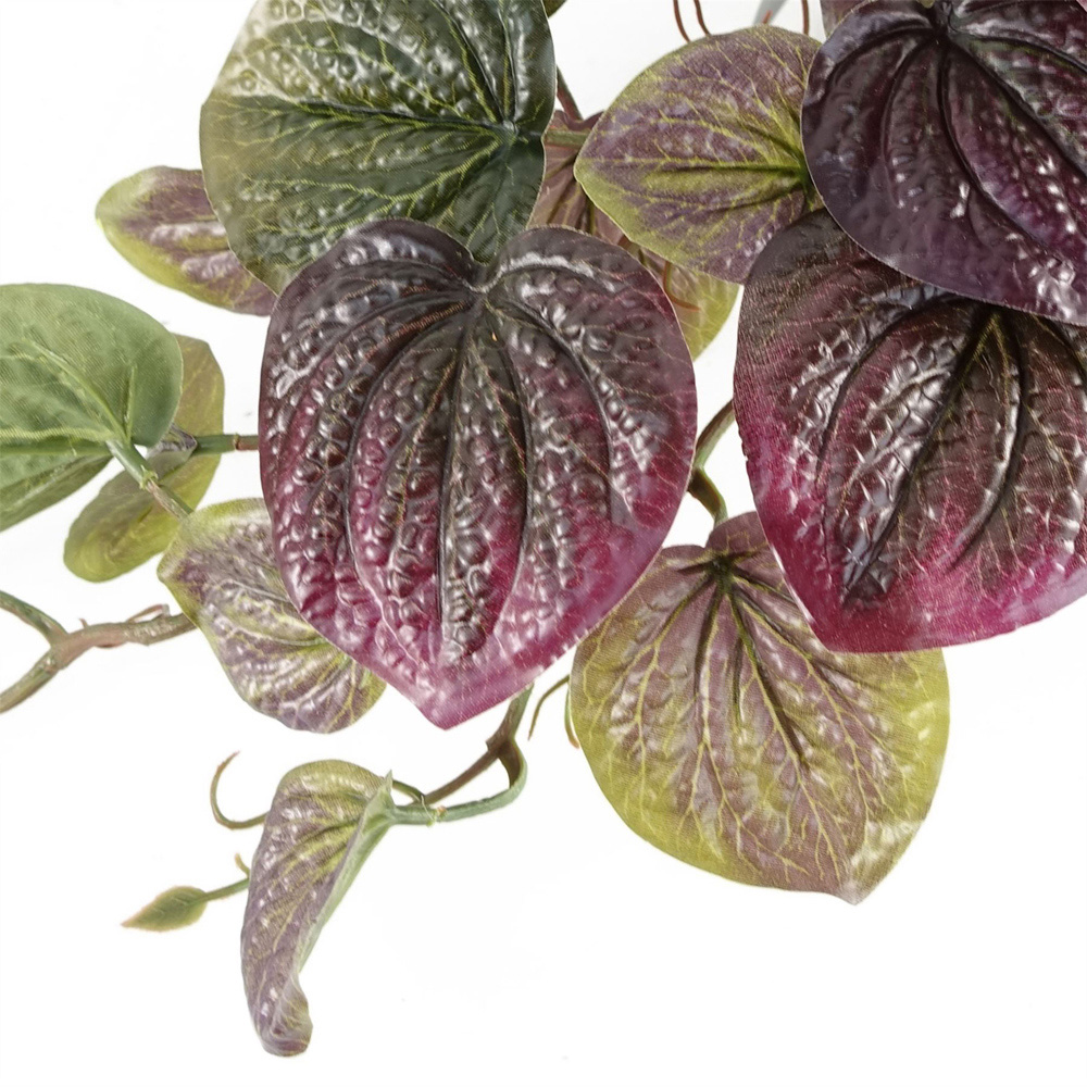 Leaf Purple Trailing Potted Pothos Artificial Plant in Pot 35cm Image 4
