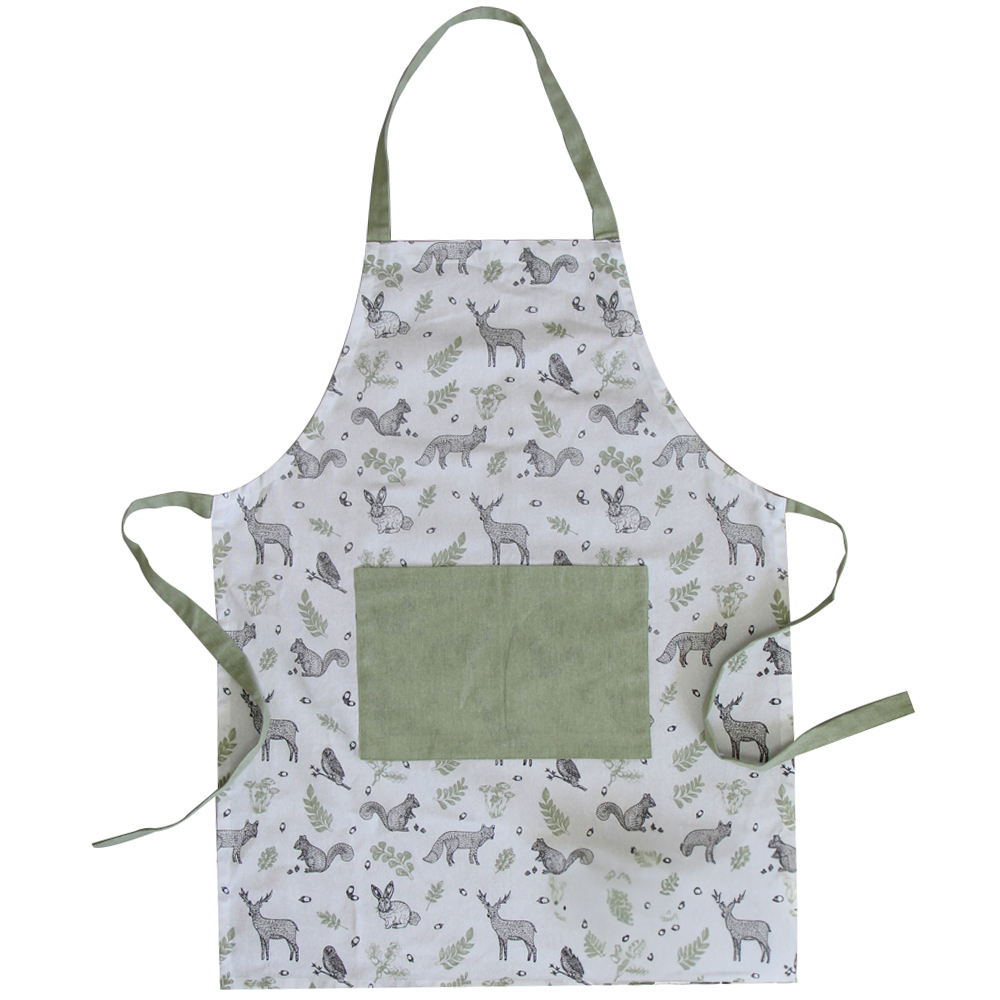 Highlands Homeware Woodland Cotton Apron Image 1