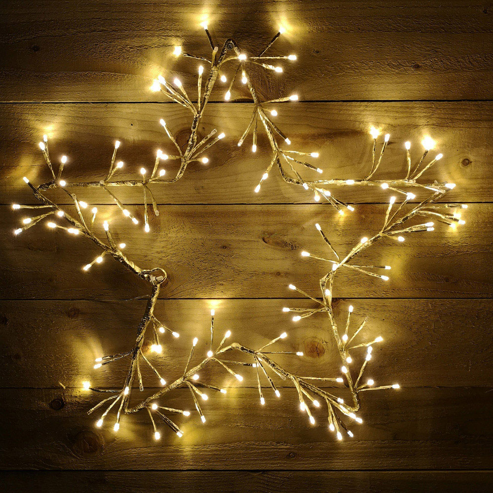 Samuel Alexander Gold Star LED Outdoor Christmas Decoration 60cm Image 6