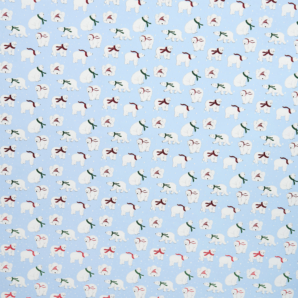 Polar Bear Gift Wrapping Paper Image 4