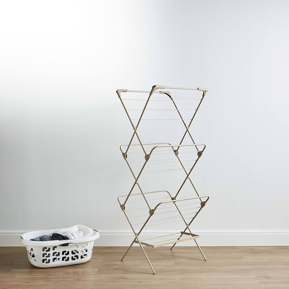 Tower Latte 3-Tier Concertina Airer Image 4