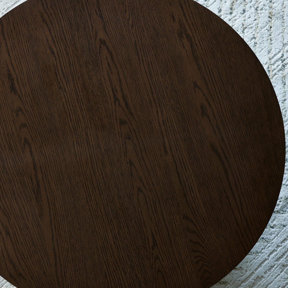 Julian Bowen Ollie Dark Oak Round Coffee Table Image 8