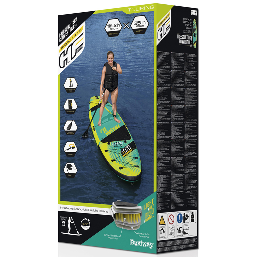 Hydro-Force Freesoul Tech Stand Up Paddle Board and Accessories 11ft 2 inch Image 9