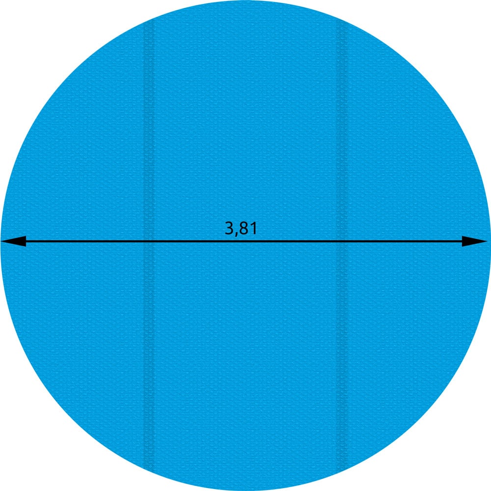 tectake Blue Round Pool Cover 381cm Image 5